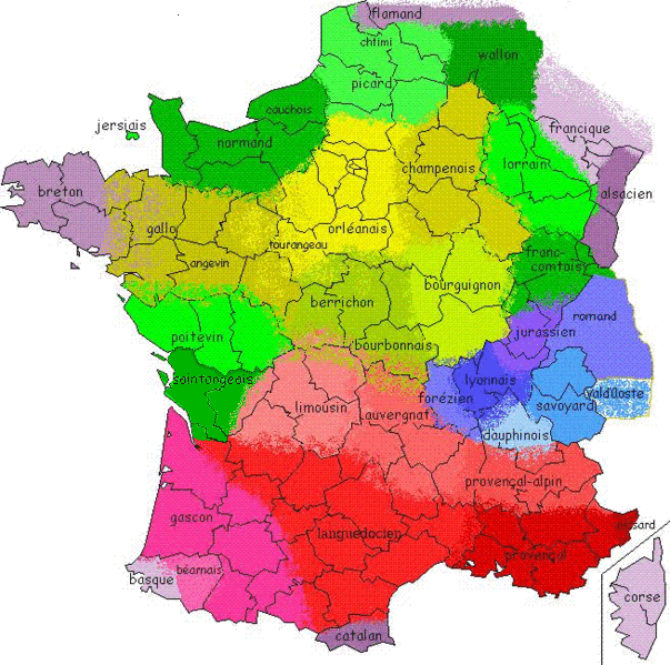 Språk som talas i Frankrike